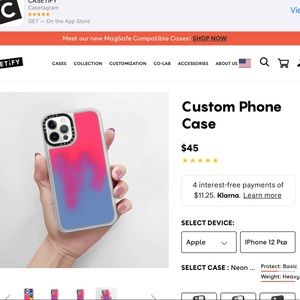 Brand new custom casetify iPhone 12 Pro case